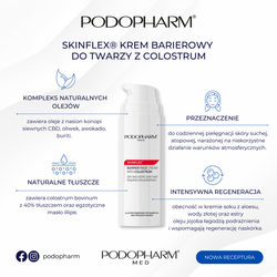 PODOPHARM SKINFLEX® barier cream for dry and atopic skin, 50 ml.