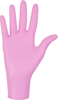 Nitrile gloves - pink, size S, 100 pcs.