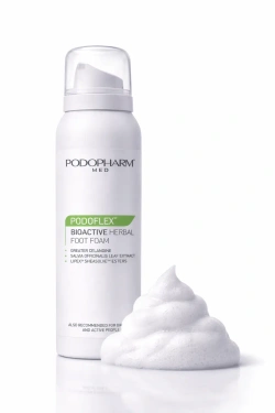 PODOFLEX® Odświeżająca bioaktywna pianka do stóp z ekstraktami ziołowymi 125 ml