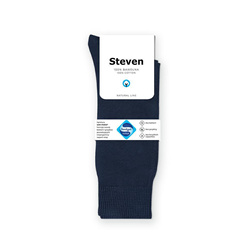 Steven navy socks 100% cotton