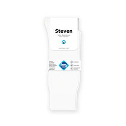 Steven white socks 100% cotton