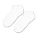 Steven white ankle socks 100% cotton Sanitized non binding seamless
