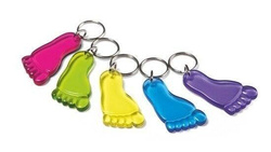 Acrylic key chain in foot shape 1 pc