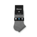 Steven grey ankle socks 100% cotton Sanitized non binding seamless