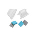 RUCK® plug+ switch smart żelowy separator międzypalcowy, rozm. S, 4 szt.