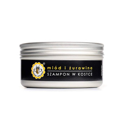 MIODOWA MYDLARNIA Szampon w kostce MIÓD I ŻURAWINA, 70g