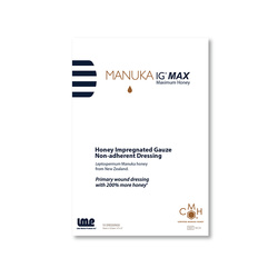 Manuka IG MAX – opatrunek siatkowy z miodem Manuka, 10 x 12,7 cm
