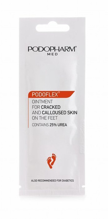 PODOFLEX® Ointment fo cracked and calloused skin on the feet, contains 25% urea, 10 ml