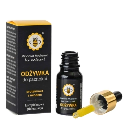 MIODOWA MYDLARNIA Odżywka do paznokci PROTEINOWA Z MIODEM,  10ml