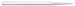 Busch® - Frez ceramiczny KERA, stożkowy K432-GQSR-023, 1 szt.