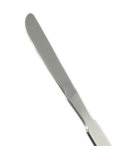 Scalpel blunt - diabetic, stainless steel.