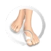 RUCK Silikonowy ochraniacz na Hallux Valgus - 0chrona i komfort, 4 szt