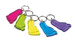 Acrylic key chain in foot shape 1 pc