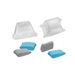 RUCK® smartgel plug+switch, separator palcowy, średni, 4 szt.