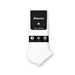 Steven white ankle socks 100% cotton Sanitized non binding seamless