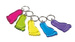 Acrylic key chain in foot shape 1 pc