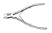 RUCK Mini cążki czołowe do paznokci, 11 cm, ostrze 12 mm