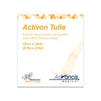 Opatrunek Activon Tulle nasączony leczniczym miodem Manuka z siatki wiskozowej 10 cm x 10 cm