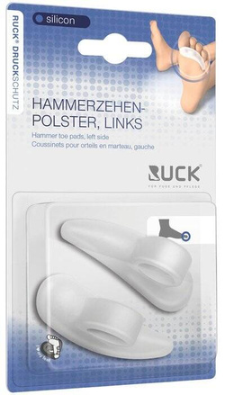 RUCK® silicon, podkładka na palec młotkowy, lewa, 2 szt.