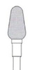 Busch® - Frezy ze stali chirurgicznej, stożkowy 424-SGX-060