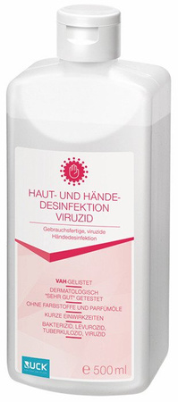 RUCK® płyn do dezynfekcji rąk i skóry, wirusobójczy, 500 ml
