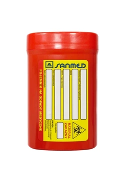 Infectious medical waste container, 0.2 l