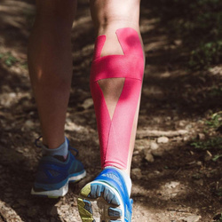 SPORTTAPE Extra Sticky taśma kinesiology 5 cm x 5 m kolor różowy