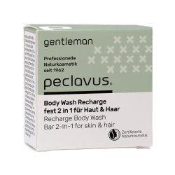 peclavus® gentleman Naturalna kostka do mycia ciała i włosów 2 w 1 80 g