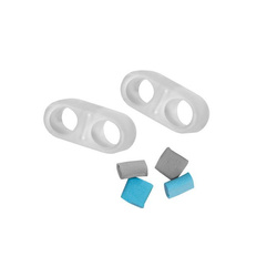 RUCK® smartgel plug+switch, separator międzypalcowy z dwoma otworami na palce + kliny, 4 sztuki