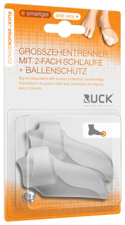 RUCK® smartgel, ochrona Hallux Valgus + separator palucha, 2 szt.