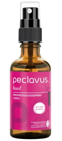 peclavus hand cytrynowy spray do rąk, oczyszczająco - pielęgnujący 50 ml